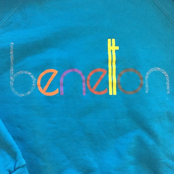benetton logo sweatshirt